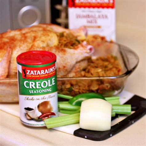 Zatarain's Roasted Chicken with Jambalaya Stuffing #SundaySupper ...