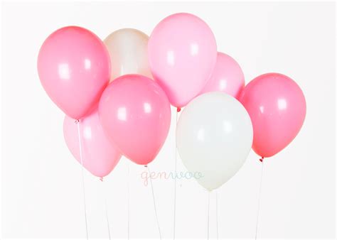 Pink Balloons Pink Baby Shower Pink Party Balloons Pink | Etsy