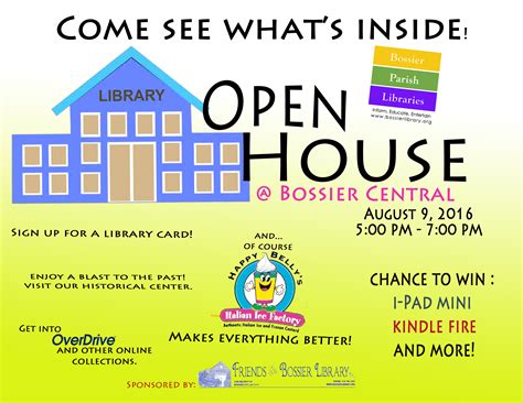 Central Library Open House Bossier Parish Libraries