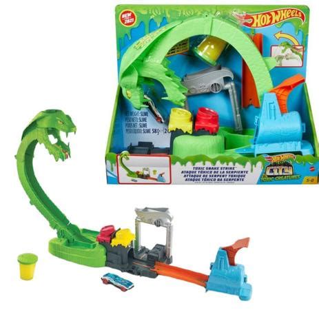 Pista De Percurso Hot Wheels City Ataque T Xico Da Serpente Mattel Shopee Brasil