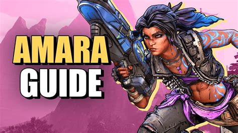 Borderlands 3 Amara Guide Character Builds And Skills Youtube