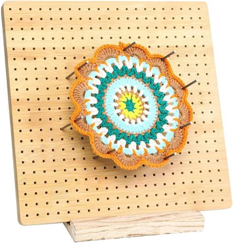 Cozywell Bamboo Crochet Blocking Board 11 Inch Handcrafted