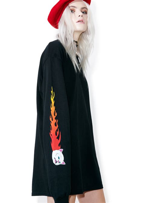Blazing Long Sleeve Tee Dolls Kill
