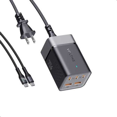 Amazon Voltme W Usb C Charger Gan Ports Desktop Charging