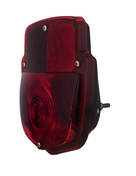 Tail Light Assembly With Black Housing For 1953 56 Ford Truck Upcarparts