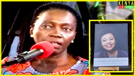 Martha Karua Makes An Emotional Tribute To Catherine Kasavuli During