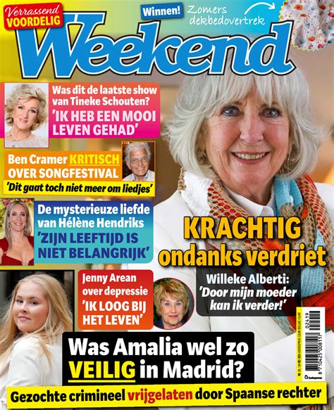 Tijdschrift Weekend 19 Mei 2024 Pers Wereld