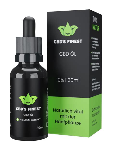 CBD Öl 10 30 ml CBDs Finest