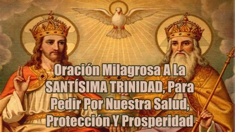 Oraci N Milagrosa A La Sant Sima Trinidad Para Pedir Por Nuestra Salud