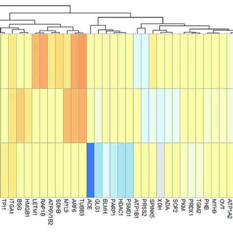 Differentially Expressed Proteins Deps Profiling Identified By