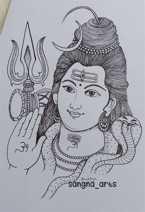 Pin By Miss Yadav On Shiv Ji Drawing Shivling Painting Sawan Drawing Pencil Sketch Images