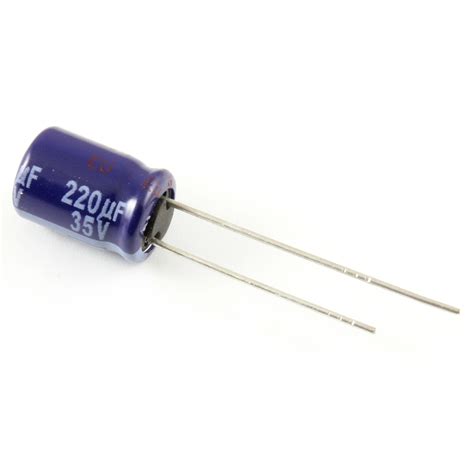 Electrolytic Capacitors 220uf35v Pack Of 5 Artekit Labs