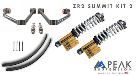 17 Colorado Zr2 Suspension Kits Peak Suspension