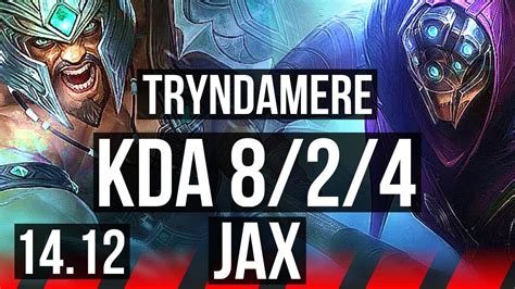 Tryndamere Vs Jax Top Solo Kills Games Eune Master