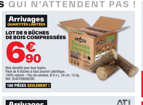 Promo Lot De B Ches De Bois Compress Es Chez Brico D P T