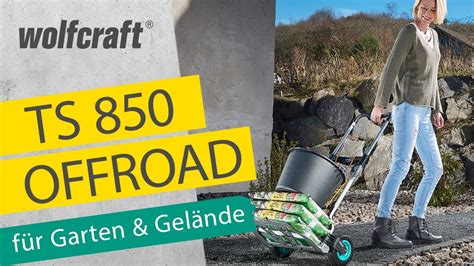 Ts Offroad Robuste Sackkarre F R Garten Gel Nde Wolfcraft