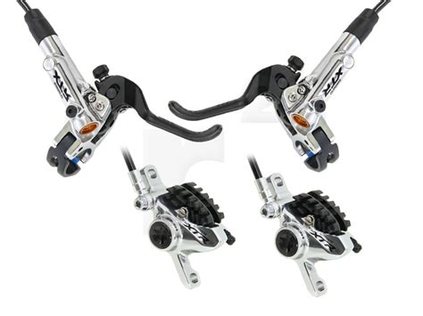 2014 Shimano Xtr Trail Hydraulic Disc Brake Set M988 B Levers And For Sale