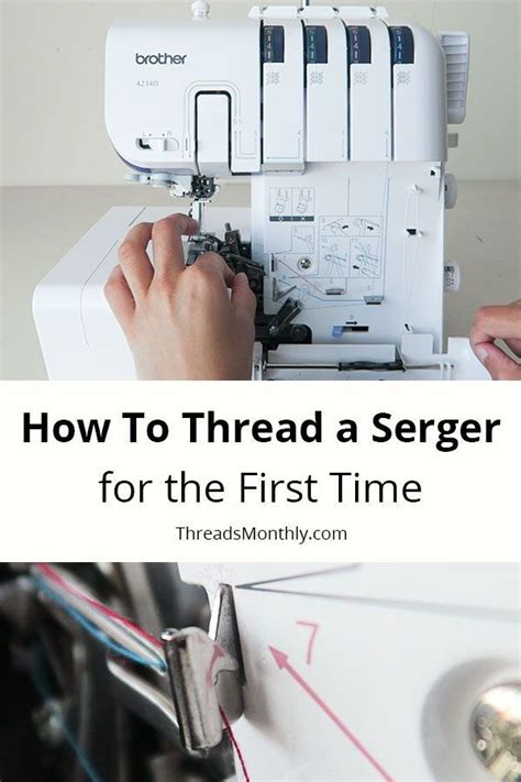 How To Thread A Serger In 10 Steps Tips And Hacks For Beginners Serger Sewing Projects Serger