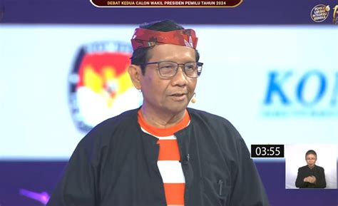 Cawapres Mahfud Md Paparkan Visi Misi Ekonomi Singgung Pertumbuhan 7