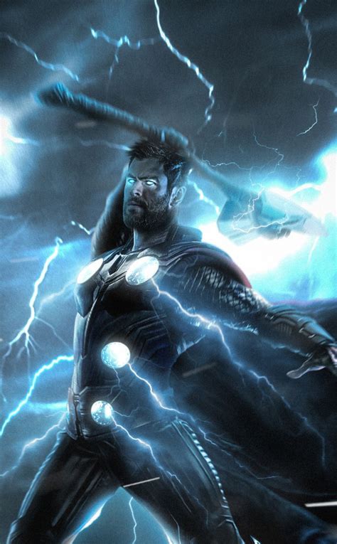 Thor Lightning Strike Superhero 950x1534 Wallpaper Thor Wallpaper