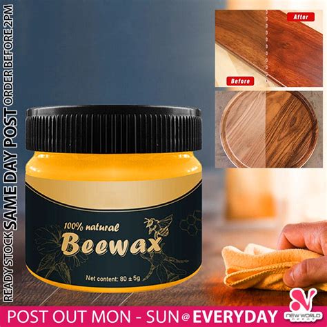 𝗗𝗘𝗘𝗣𝗟𝗬 𝗠𝗢𝗜𝗦𝗧𝗨𝗥𝗜𝗭𝗘 Natural Beeswax Wood Polish Seasoning Wax Wooden