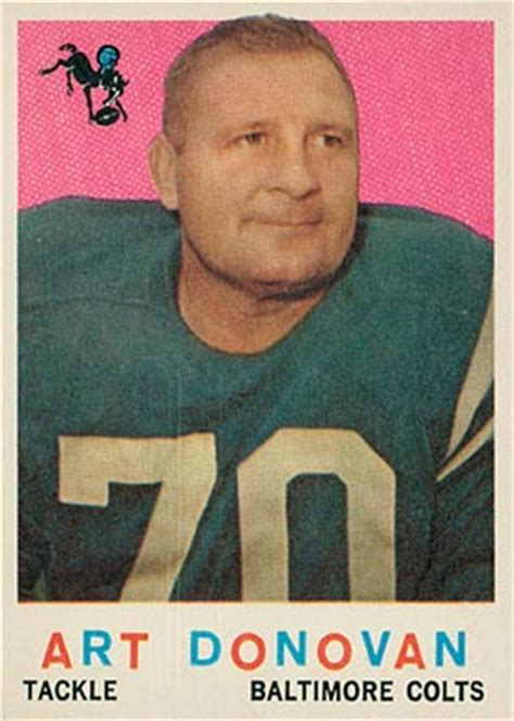 1959 Topps Art Donovan 86 Football VCP Price Guide