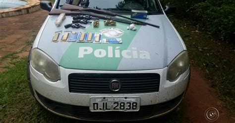 G1 Pai E Filho São Detidos Com Armas Munições E Droga Em Bauru