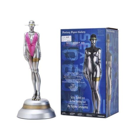 [in Stock] Hajime Sorayama 1 4 Sexy Robot 001 In Pink Bathing Suit