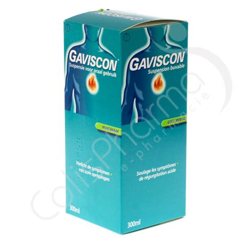 Gaviscon Suspension Buvable Goût Menthe 300ml