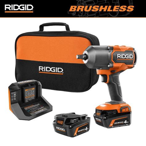 Ridgid V Brushless Cordless Mode In High Torque Impact Wrench