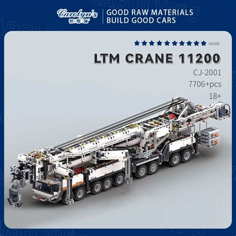 Lego Technic Liebherr Ltm Crane Tip Test Moc By