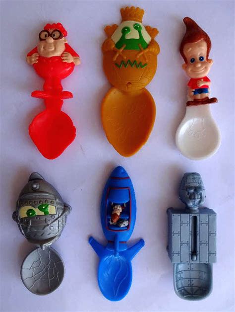 2002 Jimmy Neutron Gadget Spoon Issued With Kelloggs Ricicles