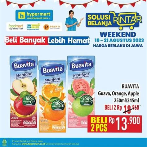 Promo Hypermart Beli Banyak Lebih Hemat 18 21 Agustus 2023 Ada Beli 2