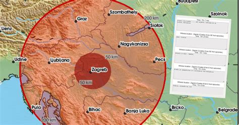 Slabiji Potres Pogodio Okolicu Zagreba Kratko Ali Neugodno Zatresli