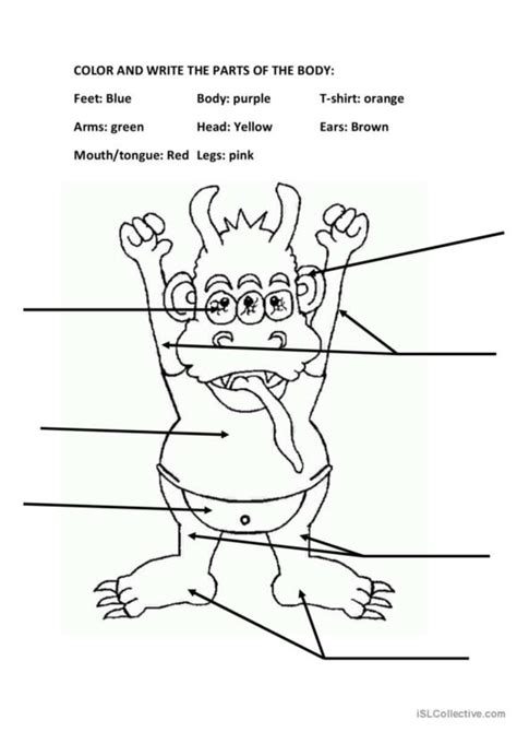 1 003 Body Parts English ESL Worksheets Pdf Doc