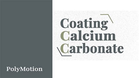 Coating Of Calcium Carbonate The Reason For Different Performance