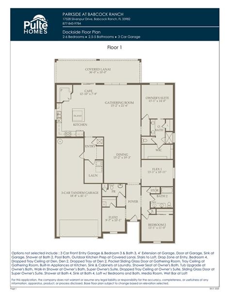 Pulte Ranch Floor Plans Floorplans Click