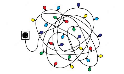 Premium Vector Christmas Lights Svg