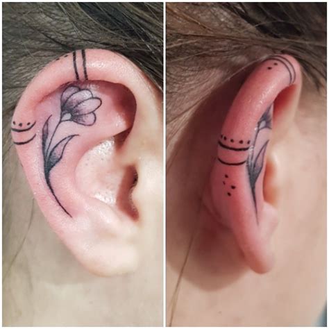 Top More Than Lines On Ear Tattoo Meaning Latest In Coedo Vn