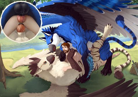 Rule Anal Anal Sex Andromorph Anthro Avian Balls Cuntboy Double Penetration Feathers