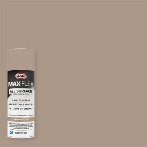 Glidden Max Flex Oz Satin Peppered Pecan Interior Exterior All