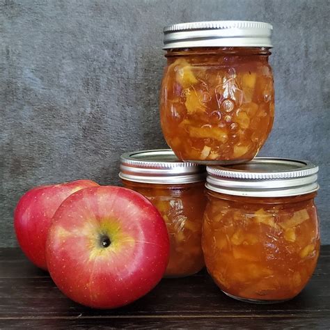 homemade bourbon apple jam feast  thyme