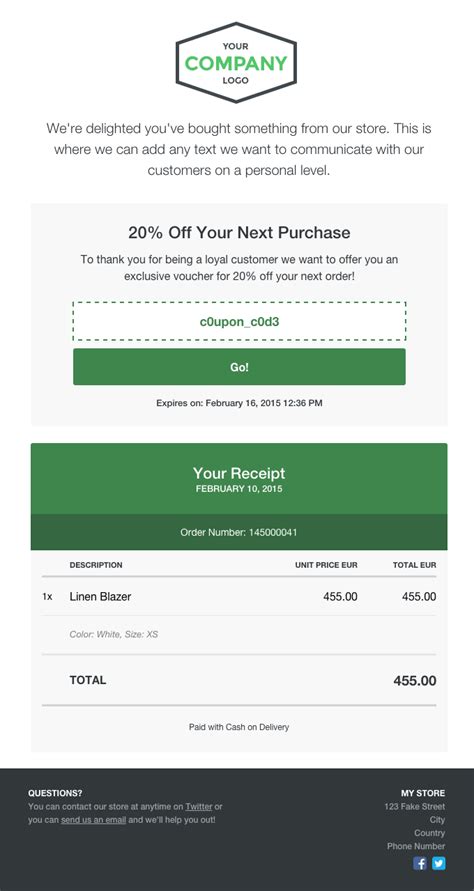 How Custom Email Receipts Can Improve Your Store