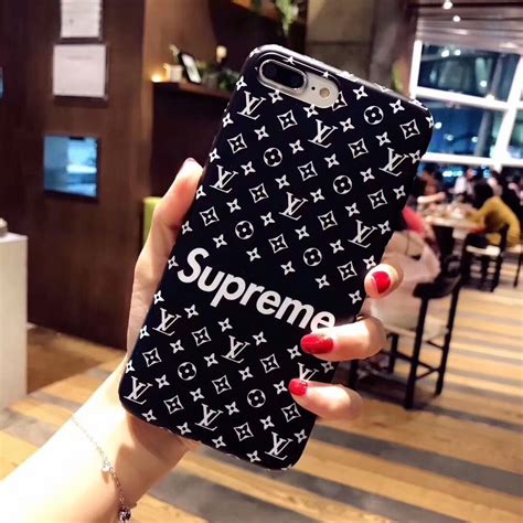 Supreme X Lv Case For Iphone Plus Black Trendy Iphone Cases