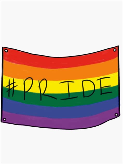 Gay Pride Sticker For Sale By Commanderzoe Redbubble