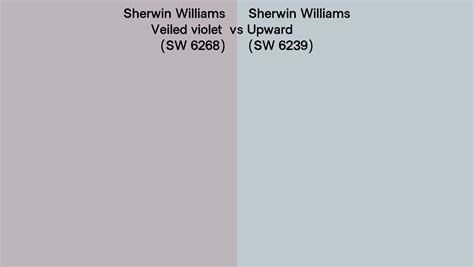 Sherwin Williams Veiled Violet Vs Upward Side By Side Comparison