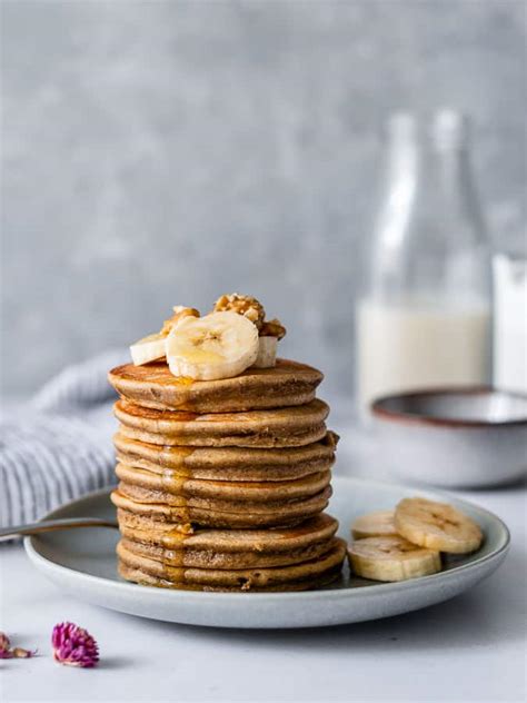 Receita Panquecas De Aveia - Panquecas de Aveia Simples - 3 Ingredientes - Anita Healthy