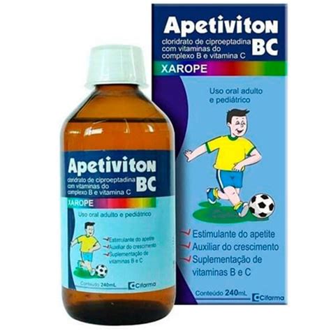 Apetiviton Bc 240ML Estimulante De Apetite Infantil E Adulto