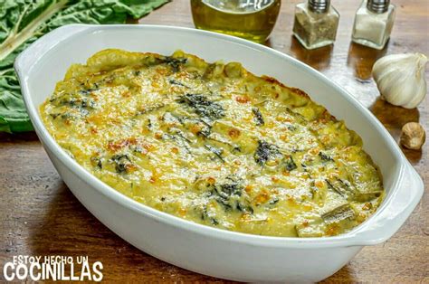 Receta De Acelgas Con Bechamel Al Horno Buen Simas