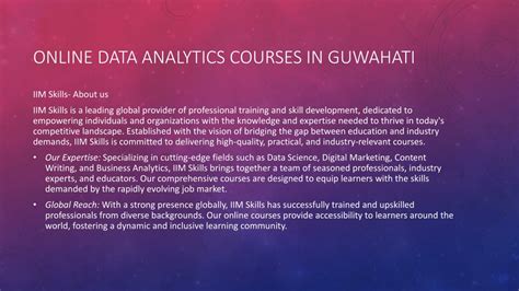 Ppt Data Analytics Courses In Guwahati Powerpoint Presentation Free Download Id12908809